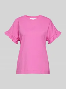 T-shirt z okrągłym dekoltem model ‘CECILIEE’ - Koszulki i topy damskie - miniaturka - grafika 1