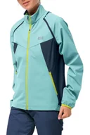 Kurtki damskie - Kurtka damska Jack Wolfskin Tandem 2 w 1 softshellowa-XS - miniaturka - grafika 1