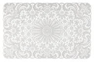 Obrusy i serwetki - Uniglob Uniglob Podkładka pod talerz Lace biała 45x30 - miniaturka - grafika 1