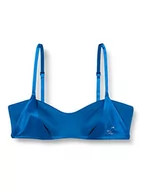 Biustonosze - S by sloggi Damski biustonosz z gładkim balkonie, Lagoon Blue (6915), XS - miniaturka - grafika 1