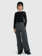Spodnie narciarskie - 4F Spodnie snowboardowe membrana 10000 dziecięce - czarne 122 (6-7 lat) - miniaturka - grafika 1