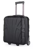Walizki - Suitline Walizka w 3 rozmiarach, zestaw walizek na kółkach, twarda obudowa, walizka podróżna (55 cm, 66 cm, 76 cm), podwójne kółka, 15, czarny, 45 cm, Bagaż podręczny Underseat 45 cm, walizka kabinowa - miniaturka - grafika 1