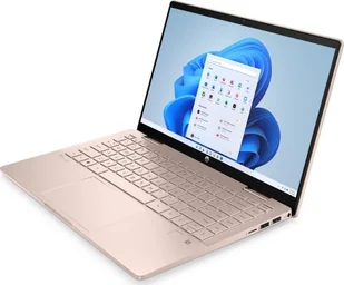 HP Pavilion x360 2-in-1 14-ek2000ny - i5-120U, 16GB, 512GB SSD, 14" FHD 300-nit Touch, 5MP cam, FPR, US backlit keyboard, 43Wh, Pale Rose Gold, Win 11 Home, 1 years - Laptopy 2w1 - miniaturka - grafika 1