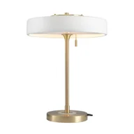 Lampy stojące - Elegancka biała lampa biurkowa w stylu ArtDeco - miniaturka - grafika 1