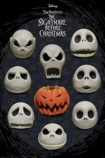 Nightmare Before Christmas Many Faces of Jack - plakat 61x91,5 cm - Plakaty - miniaturka - grafika 1