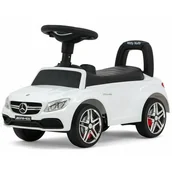 Jeździki dla dzieci - Milly Mally Pojazd MERCEDES-AMG C63 Coupe White S STREFADZIECIAKOW.PL 2807 - miniaturka - grafika 1