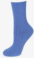 Skarpetki damskie - Skarpetki bezuciskowe z wełny jagnięcej Art. 0251 NIEBIESKI - miniaturka - grafika 1