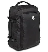 Walizki - Invicta Plecak Podróży FREEWAY, Czarny - Plecak, Walizka - Bagaż Ręczny - Kieszeń na PC, Kieszeń na butelkę - Regulowane paski, Wewnętrzne paski, Czarny, Taglia unica, Casual - miniaturka - grafika 1