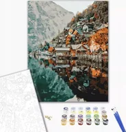 Malowanie po numerach - Norimpex Malowanie po numerach BRUSHME, 40x50 cm, widok na Gelstatt, 1 szt. - miniaturka - grafika 1