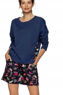 Piżamy damskie - CANA PIŻAMA DAMSKA 932 S GRANAT - miniaturka - grafika 1