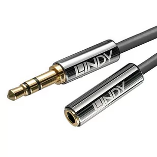 Lindy 35330 Przedłużacz mini jack 3,5mm stereo Cromo Line 5m LY-35330 - Kable - miniaturka - grafika 1