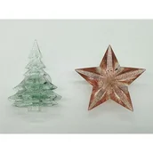 Oświetlenie świąteczne - Przyssawka choinka/gwiazda LED 10 cm stałe kolorowe światło - miniaturka - grafika 1