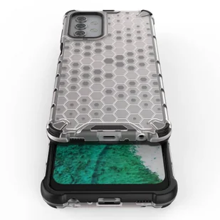 Honeycomb etui pancerny pokrowiec z żelową ramką Samsung Galaxy A32 5G zielony - Etui i futerały do telefonów - miniaturka - grafika 12