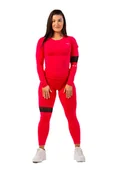 Spodnie sportowe damskie - Legginsy damskie Nebbia  High-Waist ¾ Length Sporty Leggings 404 pink XS - miniaturka - grafika 1