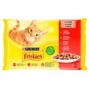 Mokra karma dla kotów - Purina Friskies Mix mięsny w sosie saszetki 4x85g DLA ZAMÓWIEŃ + 99zł GRATIS! - miniaturka - grafika 1