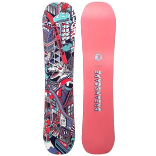 Deska snowboardowa dla dzieci Dreamscape Endzone 120 cm freestyle&all mountain - Deski snowboardowe - miniaturka - grafika 1