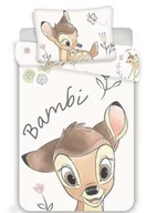 Pościel dla dzieci - Jerry Fabrics Pościel bawełniana 100x135 Bambi sarenka jelonek paski do łóżeczka 4768 poszewka 40x60 - miniaturka - grafika 1