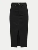Spódnice - gonne donna only 15324365 siri black denim - miniaturka - grafika 1