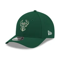 Czapki i chusty sportowe męskie - Czapka z daszkiem New Era 9FORTY Milwaukee Bucks NBA Team M-Crown Dark Green Snapback - 60755461 - miniaturka - grafika 1