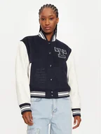 Kurtki damskie - Tommy Jeans Kurtka bomber Letterman DW0DW18845 Granatowy Regular Fit - miniaturka - grafika 1