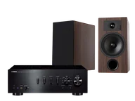 Zestawy stereo - Yamaha A-S701 (czarny) + Tesi 3 (mokka) - miniaturka - grafika 1