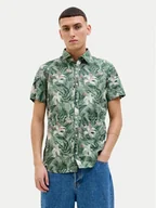 Koszule męskie - Jack&Jones Koszula Hawaii 12269137 Zielony Comfort Fit - miniaturka - grafika 1