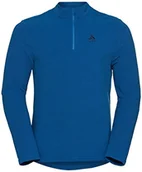 Swetry męskie - Odlo Odlo Męski Midlayer 1/2 Zip ROY sweter, shale grey - black stripes, XL 542332 - miniaturka - grafika 1