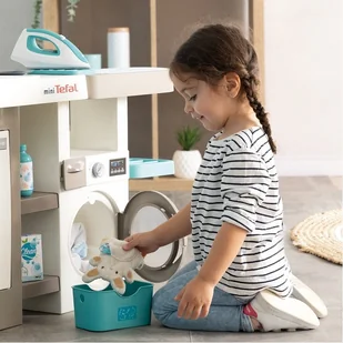 Lumarko Mini Tefal Studio Kuchnia Z Pralką 36 Akcesoria! - Zabawki AGD - miniaturka - grafika 14