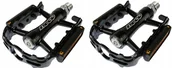 Pedały rowerowe - Pedały MTB Neco WP-101 ALU ŁOŻYSKA MASZYNOWE BLACK - miniaturka - grafika 1