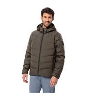 Kurtki męskie - Męska kurtka puchowa Jack Wolfskin COLONIUS JKT M cold coffee - S - miniaturka - grafika 1