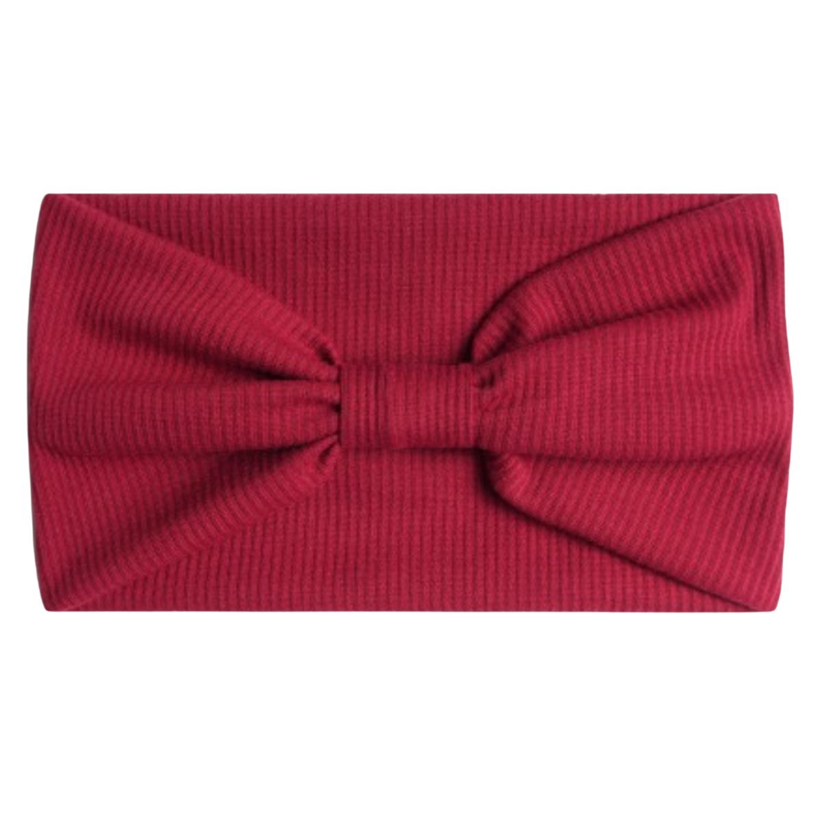 Opaska na Głowę Czerwona do Włosów Szeroka Supeł Elastyczna Ciepła Wygodna