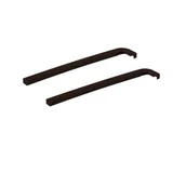 Blaty meblowe i parapety okienne - Zaślepki stalowe do parapetu zewnętrznego brązowe komplet - miniaturka - grafika 1