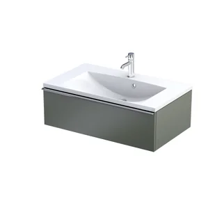 Szafka łazienkowa pod umywalkę Oristo Etna 80 cm zielony mat OR52-SD1S-80-17 - Szafki łazienkowe - miniaturka - grafika 1