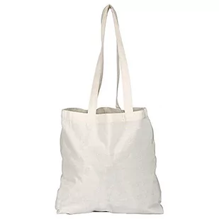 eBuyGB Sztuka 1/3/5/10/25/50/100 naturalny bawełna jednokolorowa torba na zakupy przyjazny dla środowiska, Shopper -  3 naturalny 1205813-3 - Torby i wózki na zakupy - miniaturka - grafika 1