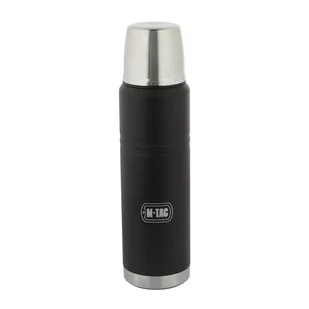M-Tac - Termos ze stali nierdzewnej - 1000 ml - Czarny - UN-B04-1000A-BK - Kubki termiczne - miniaturka - grafika 1