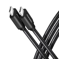 Kable komputerowe i do monitorów - Kabel BUCM3-CM15AB USB-C USB-C, 1.5m, PD 60W, 3A, ALU, oplot Czarny - miniaturka - grafika 1