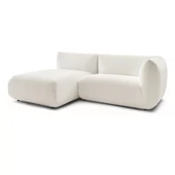 Narożniki - Biały sztruksowy narożnik (lewostronny) Lecomte – Bobochic Paris - miniaturka - grafika 1