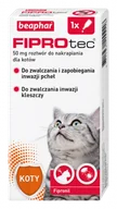 Suplementy i witaminy dla kotów - Beaphar Fiprotec dla kotów 50mg 16975-uniw - miniaturka - grafika 1