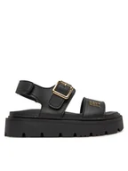 Buty dla dziewczynek - Tommy Hilfiger Sandały T3A2-33785-0326 M Czarny - miniaturka - grafika 1