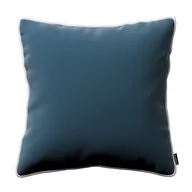 Poszewki na poduszki - Dekoria Poszewka Laura na poduszkę pruski błękit 43 × 43 cm Velvet 146-704-16 - miniaturka - grafika 1