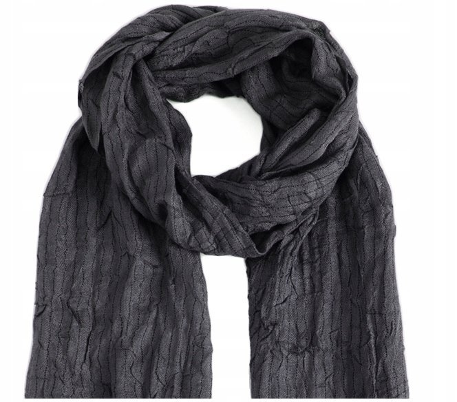 MODNY GNIECIONY Duży Szalik Szal Męski WISKOZA w20