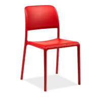Fotele i krzesła ogrodowe - Krzesło Nardi RIVA BISTROT Rosso - miniaturka - grafika 1