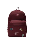 Plecaki szkolne i tornistry - Puma Plecak Phase Patch 091730 20 Bordowy - miniaturka - grafika 1