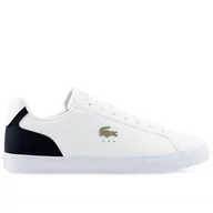 Buty sportowe męskie - Buty Lacoste Lerond Pro 123 3 CMA 745CMA0052-042 - biało-czarne - miniaturka - grafika 1