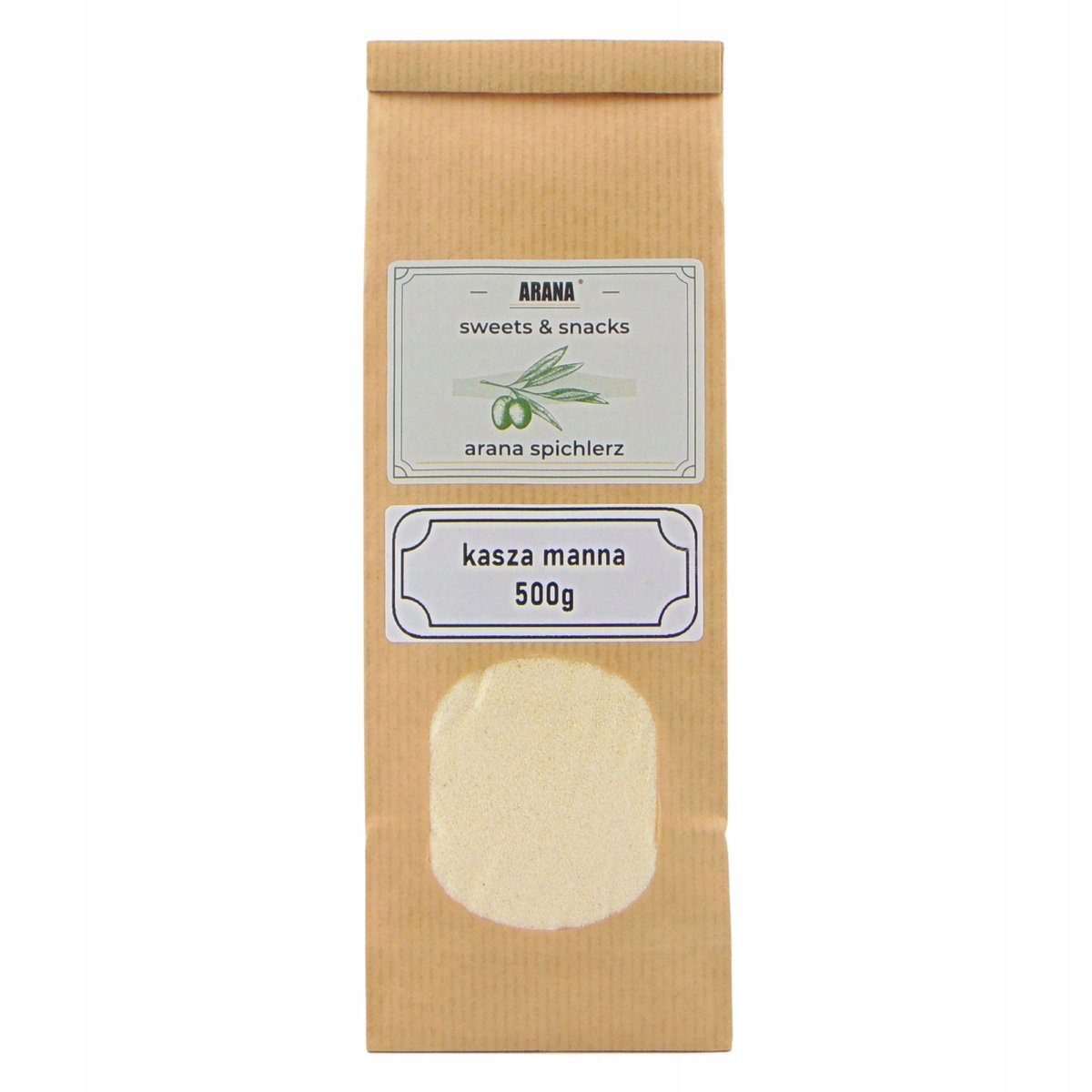 KASZA MANNA 500g drobna jasna doskonała jakość
