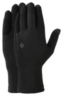 Rękawiczki sportowe męskie - RONHILL Rękawiczki do biegania MERINO SEAMLESS GLOVE czarne - miniaturka - grafika 1