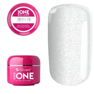Base One Shimmer Milkshake żel budujący do paznokci 50g - Żele do paznokci - miniaturka - grafika 1