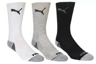 Sportowe Skarpety Puma Crew Socks 3-pak 928971-03 termiczne Rozmiar 39/46 - Skarpetki męskie - miniaturka - grafika 1
