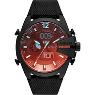 Etui na dokumenty i karty - Diesel Mega Chief Anadigi zegarek męski rozmiar etui 51 mm, zegarek ze stali nierdzewnej, Wielokolorowy, pasek - miniaturka - grafika 1