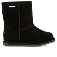 Botki damskie - Buty Emu Australia Brumby LO T10773BLAK - czarne - miniaturka - grafika 1